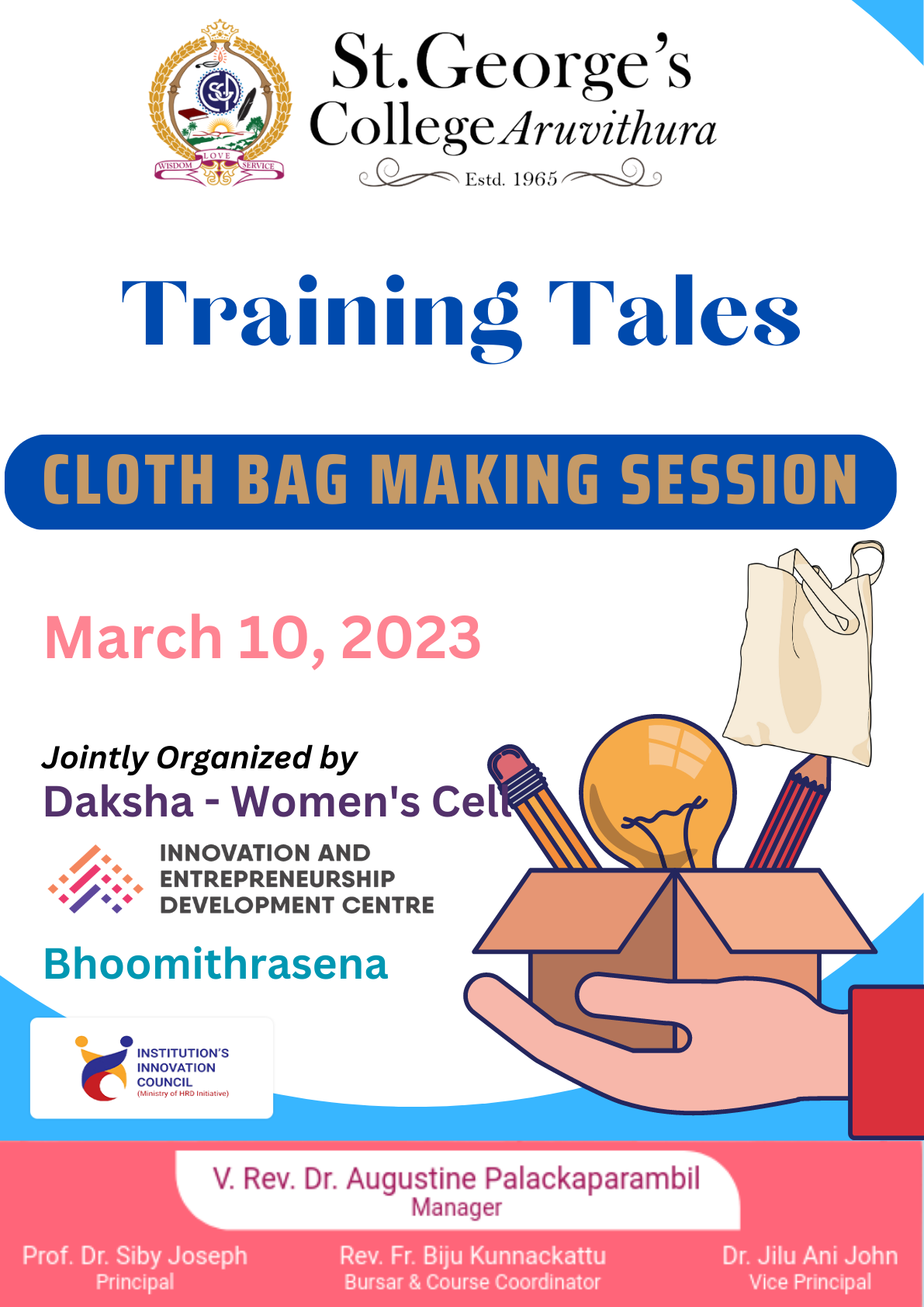 Training Tales - Cloth Bag Making session